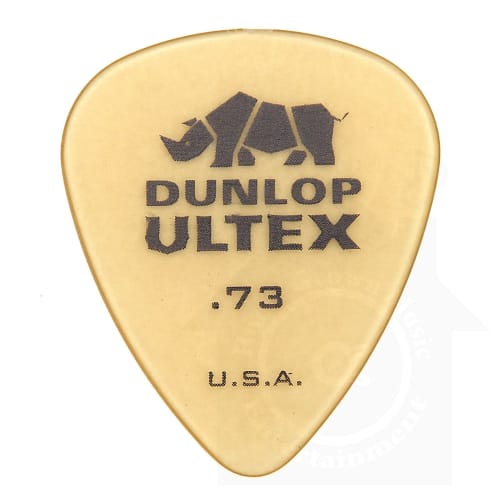 

Jim Dunlop Ultex Standard Picks (24-Pack) 0.73mm with Musent Custom Players Picks | 421B073-ULT-24P