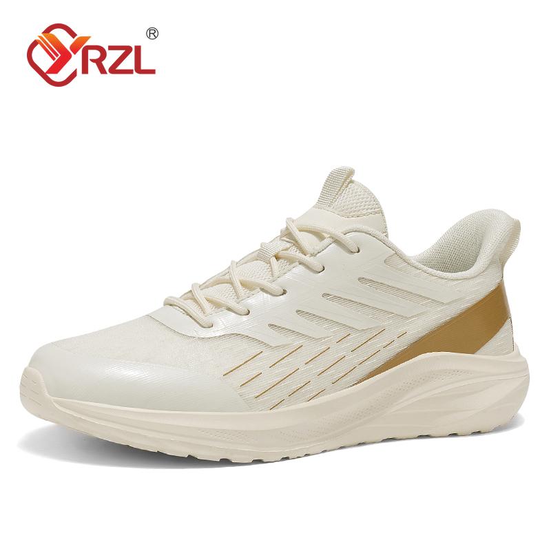 

White Sneakers Men Mesh Breathable Running Sport Shoes Lightweight Casual Walking Athletic Sneakers Man Shoes 39 бежевый