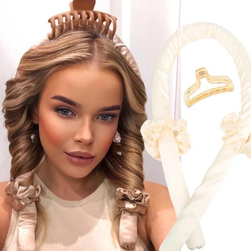 

Пена без нагрева спящая плойка парикмахерская щипцы для завивки больших волн ленивые локоны волна стайлер DIY инструменты для укладки волос укладка волос