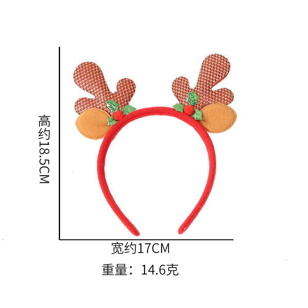 

Christmas Headband Kid Adult Santa Colorful Candy Bean Elk Tree Hair Accessories Photo Props Christmas Decoration New Year Gifts