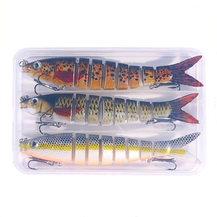 Fishing Swimbait Wobblers Tackle 3D Artificial Fishing Lures Saltwater Multiple Sections Baits Fishhooks Fishing Lures