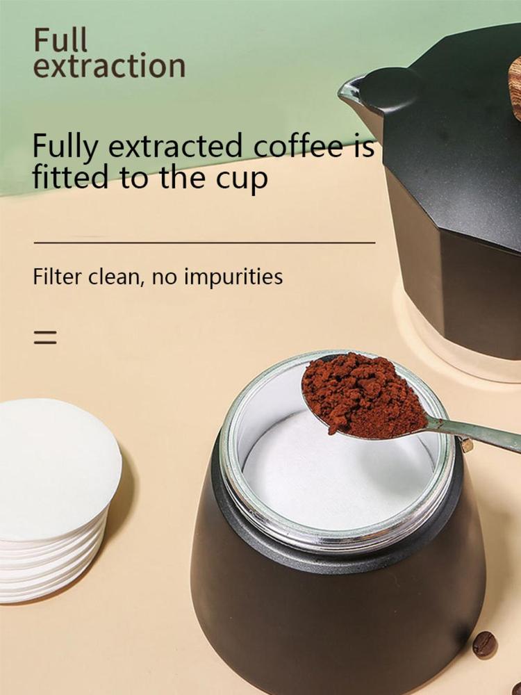 Buy 100 Pcs Coffee Filter Paper Filters 