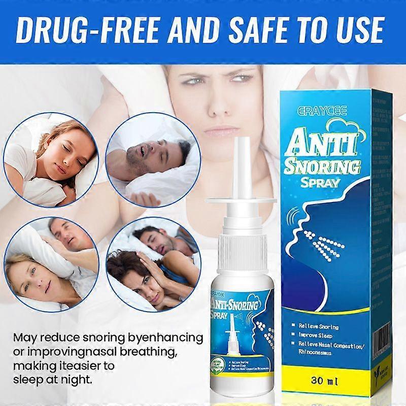 Anti Snoring Spray for Men - Stop Snoring Immediately & Sleep Well All Night - Fast Acting Snoring Solution - Effective Snore Relief Spray
