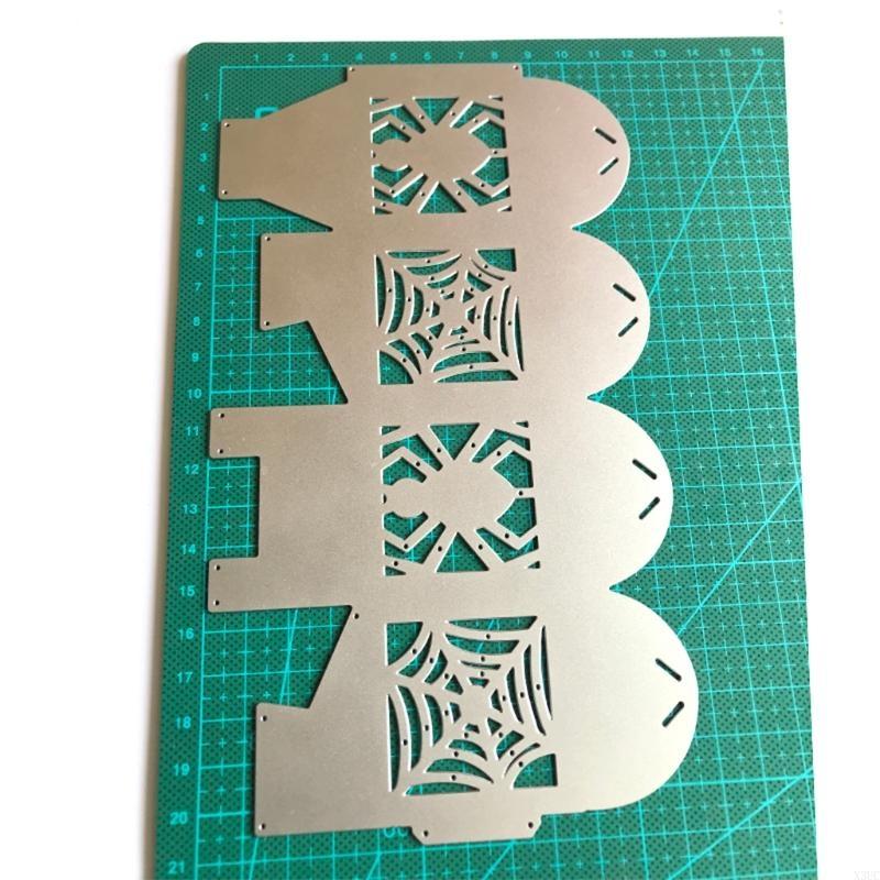 Halloween Gift Box Metal Cutting Dies Stencil DIY Scrapbooking Album Paper Card Template Mold Embossing Decor X3UC