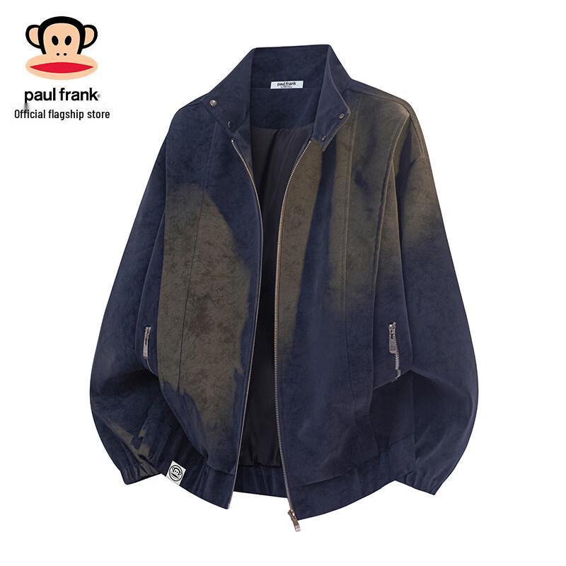 Paul Frank Retro Lapel PU Leather Jacket 3XL