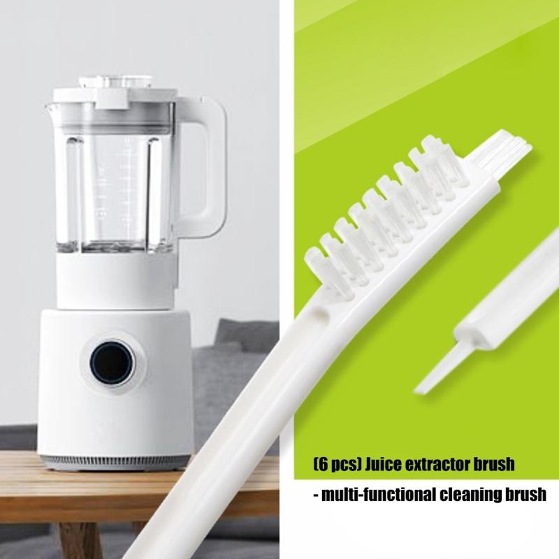 6 Peças Escova de Limpeza para Torradeira para Limpar Máquina de Suco Escovas de Esfregar para Ralador Escova para Juicer para Frestas Máquina de Leite
