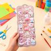 1/2/4pcsCute 3D Decompression Soft Butt Pinch Fun Cartoon Stickers Kawaii DIY Phone Water Bottle Decoration Stickers Gift