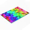 Decorative Tempered Glass Chopping Board, Colored Boxes, 80x52 Cm