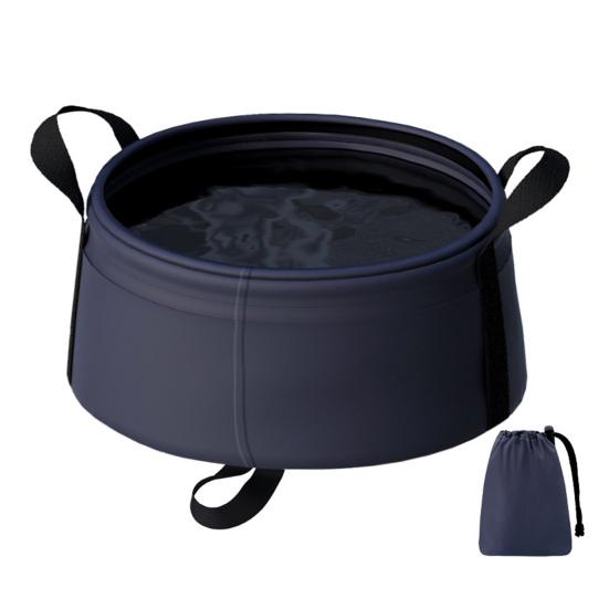 Portable Foldable Water Basin Large Capacity Storage Basin Stable Leak-Proof Design Folding Washbasin
