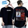 Rapper Duki Antes De Ameri 2025 New Album T Shirts Unisexs Hip Hop Punk Gothic Tshirt Harajuku Oversized Cotton Tshirt Streetwear