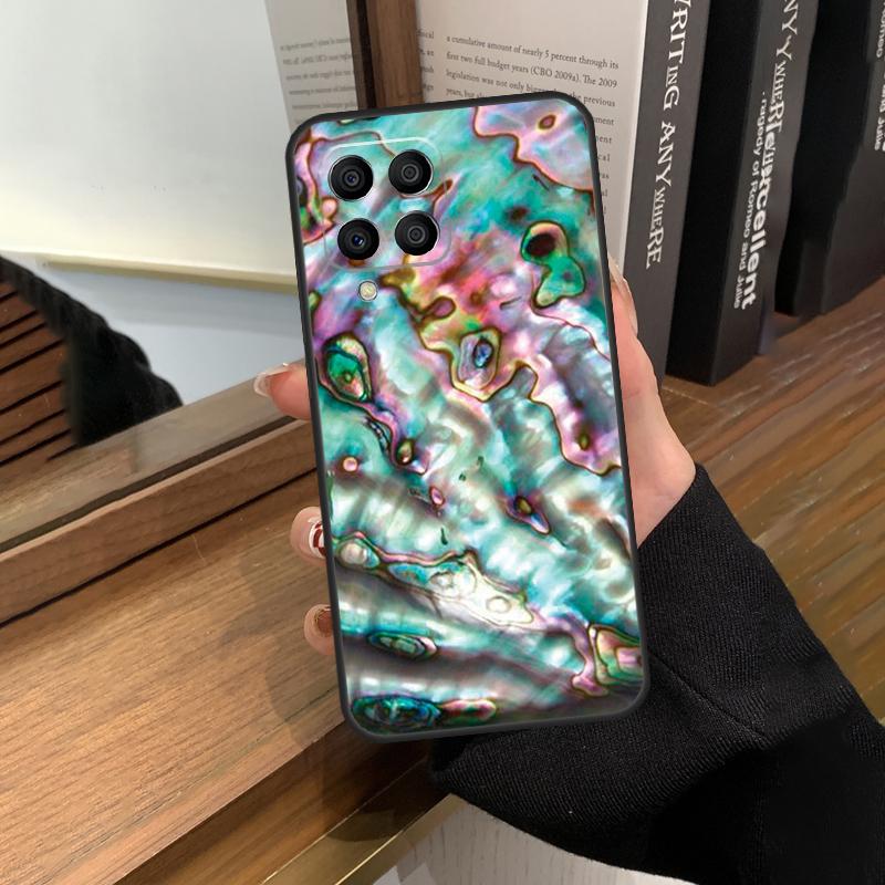 Abalone Shell Case For Samsung Galaxy M56 M06 M16 M36 M52 M32 M12 M54 M34 M14 M35 M55 M15 M11 M31 M13 M53