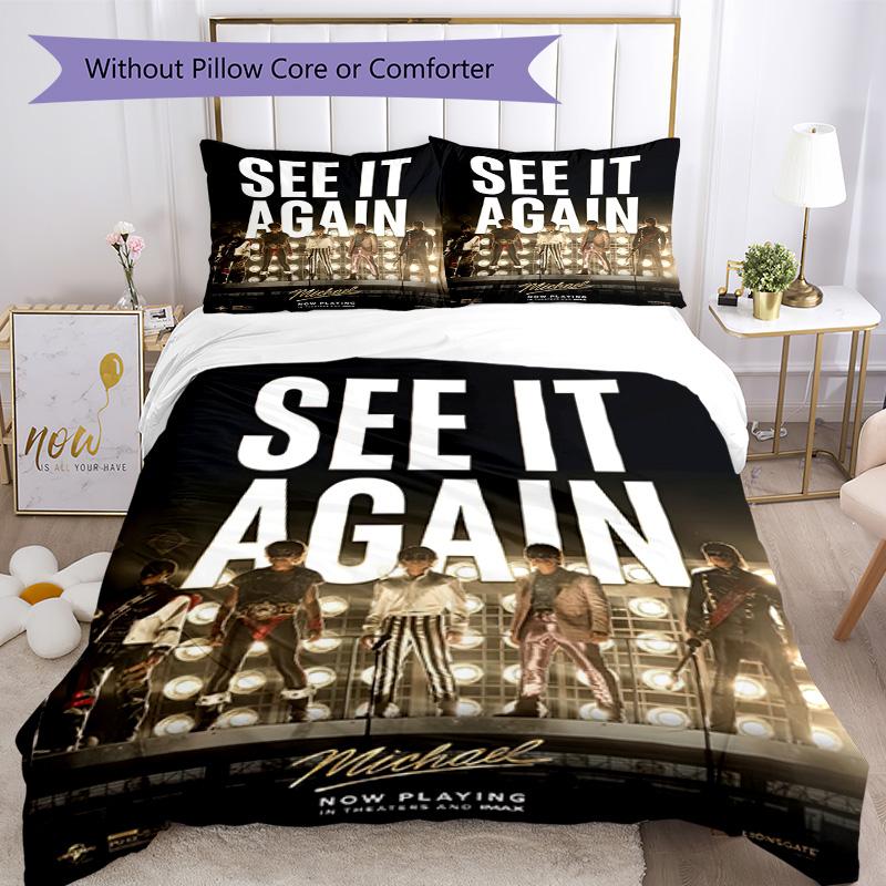 Michael Jackson Bedding Set Breathable Duvet Cover With Pillowcases Home Decoration Birthday Gift