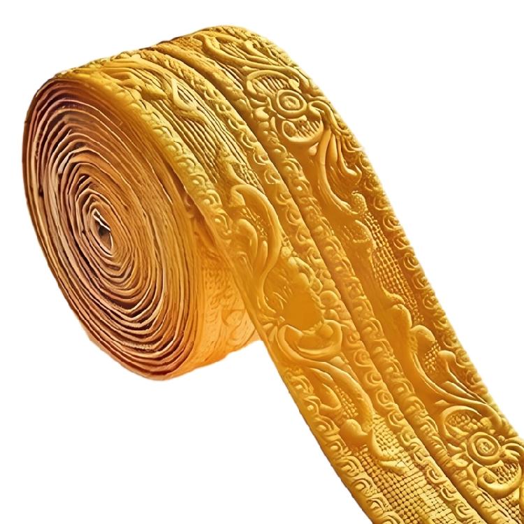 Fita de Borda de PVC Estilos Clássicos Para Design de Interiores Com Padrão Relevo e Característica de Fácil Remoção Resistente a Arranhões