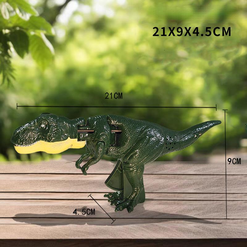 Svingende Dinosaur Fidget Tyrannosaurus Rex Teleskopisk Fjær Trykk Eksplosiv Dinosaur Barn Trykk Automatisk T-REX Leker