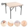 Square Fitted Table Cover 33.8 X 33.8 Inch Stretchable Tablecloth Elastic Cocktail Topper Tablecloth
