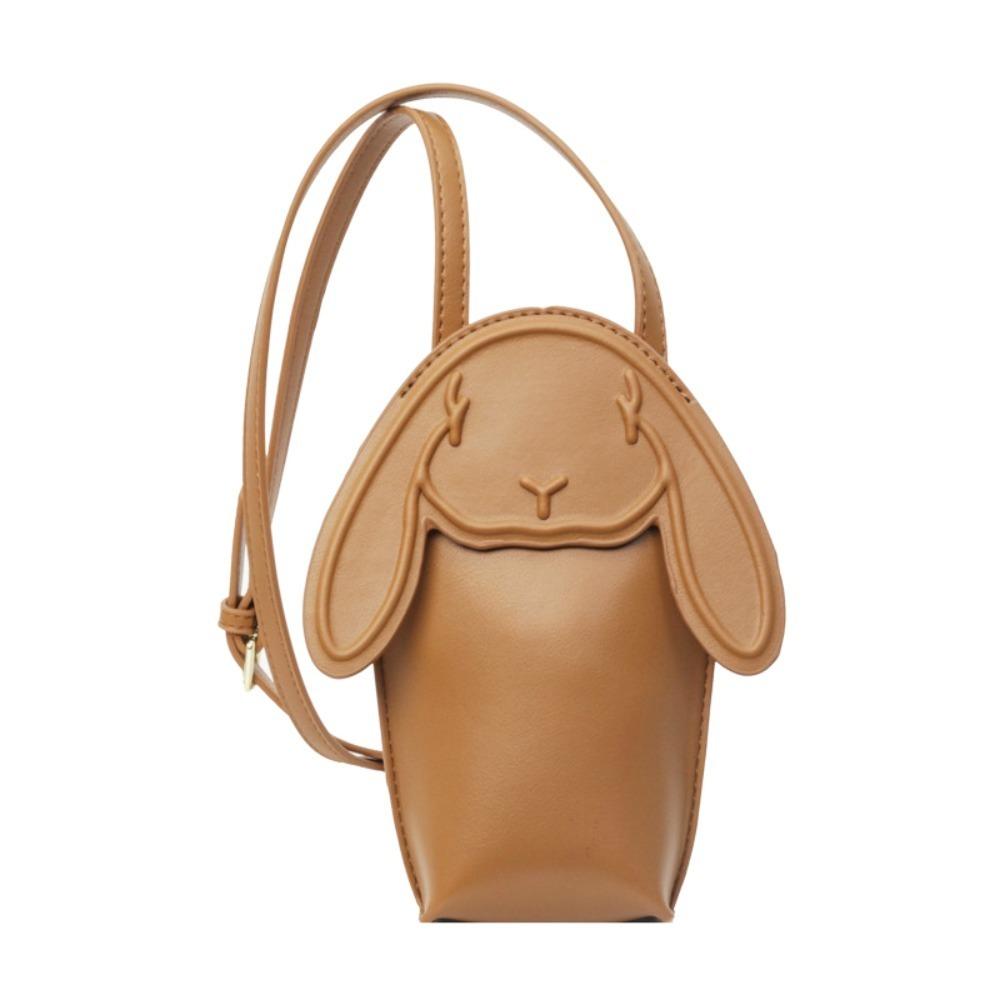Mini Bunny Phone Bag Cartoon PU Leather Bag Trendy Rabbit Crossbody Bag  Gift