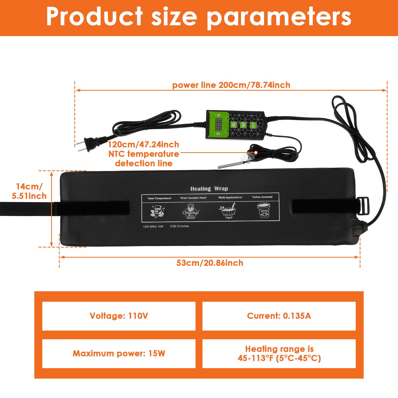 

Ферментационная изоляционная подкладка нагревательная подкладка ферментация пивоварение водонепроницаемая и равномерно нагревающаяся подкладка многоцелевая ферментационная подкладка