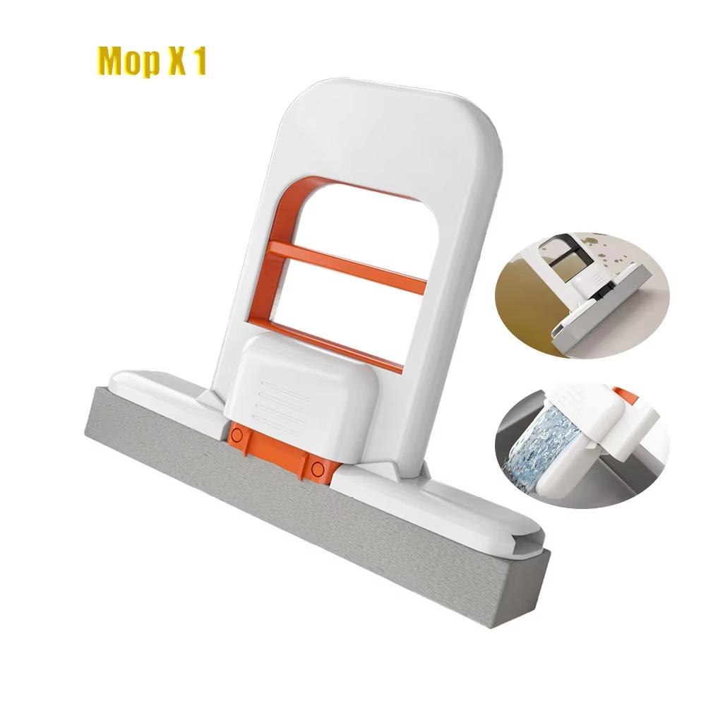

Mini Sponge Mop Handheld Desktop Cleaner Absorbent Small Mop Portable Table Cleaning Tool Kitchen Bathroom Floor Mop Self Squeeze Lazy Mop 1 Mop белый