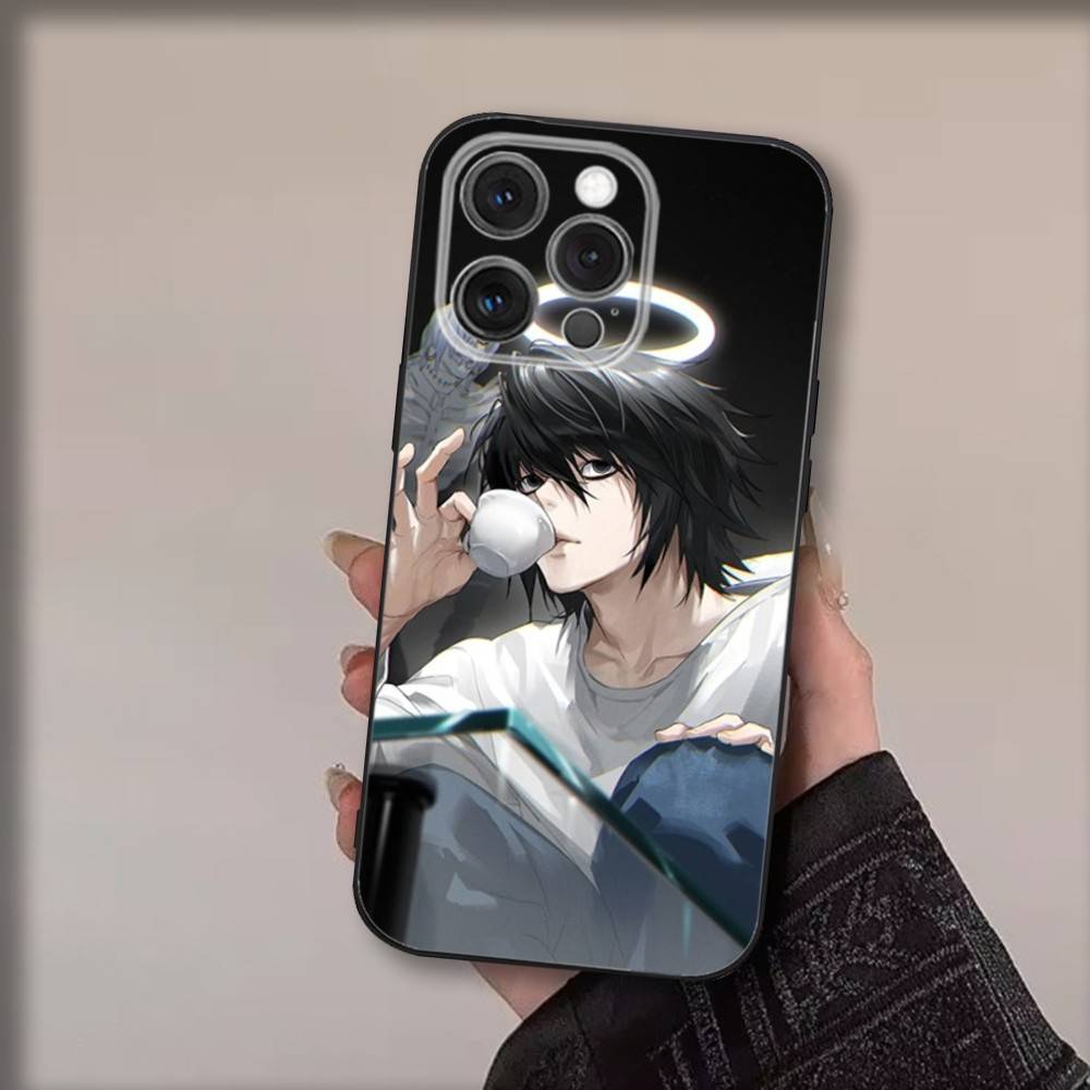 

Anime L-Lawliets Phone Case For iPhone 17,16,15,14,13,12,11,Pro,Max,Plus,Air,X,XS,XR,SE,8,7,Mini,Soft Black Funda iPhone16plus
