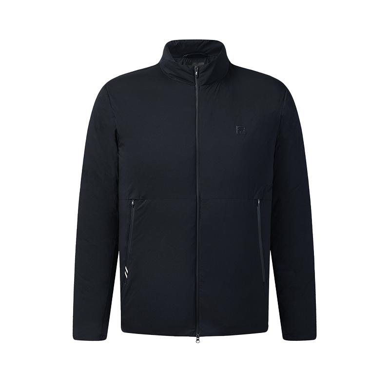 FILA Golf Series Casual Sports Commuter Versatile Goose Down Warm Woven Stand Collar Down Jacket Men outerwear Legendary-Blue A61M545907FNV