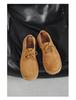 Men's Vintage Low-Top Derby Shoes, Autumn/Winter 2024 Martin Boots, Thick Sole, Versatile Style (Model: 66502-J)