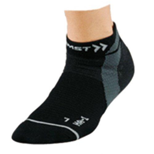 ZAMST Arch Lift Socks, HA-1 Mesh, for Running and Track and Field (fits Both Feet), Size M, Black, 375312