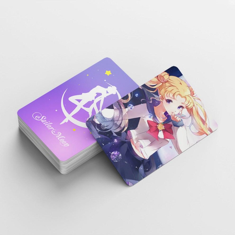 Sailor Moon Photocard Goods LOMO Photocard 60pcs + Mini Sticker 32pcs