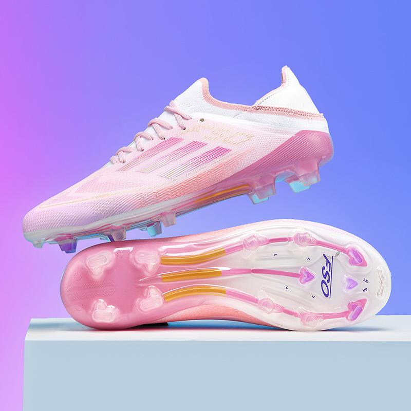 Putian Nahtlose Fly-Woven Fußballschuhe Herren Niedrig geschnitten Jugend Lange Nägel Und Gebrochene Nägel Trainings-Sportschuhe