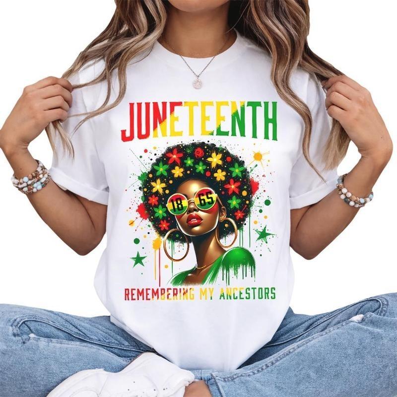 Juneteenth Remembering My Ancestors 1865 African American Heritage Graphic M