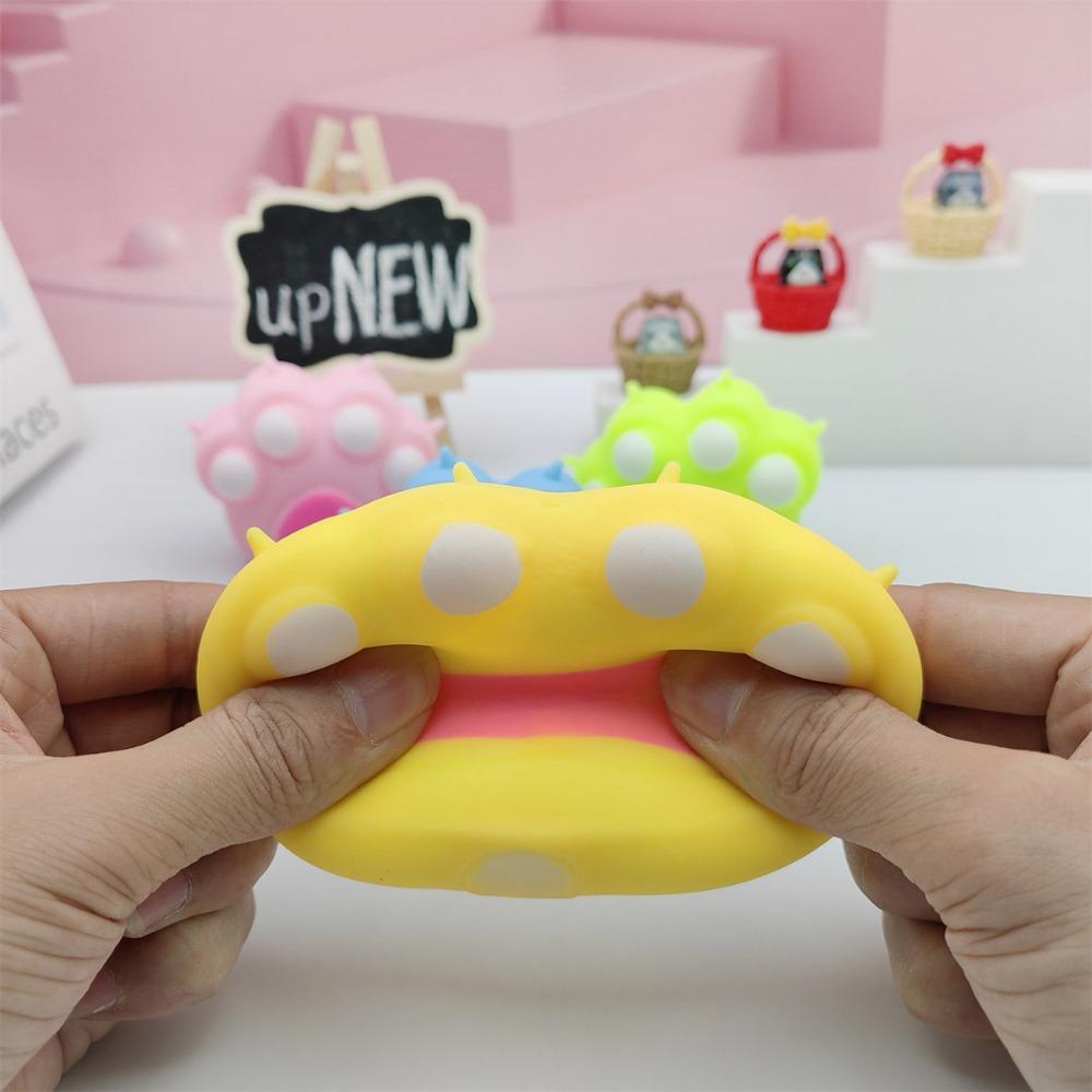 New Soft Flour Filled Cat Paw Squishy Novelty Silicone Toy Hand Squeeze For Daily Stress Relief