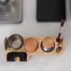 51mm 53mm 58mm Compatible Wood Tamping Station Tamper Holder Base  Espresso Machine Area