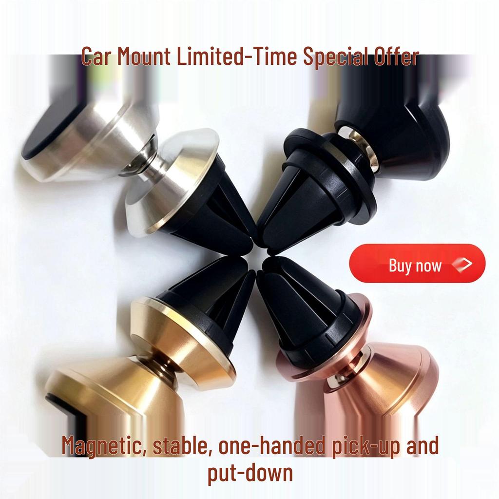 Creative Mini Magnetic Car Vent Mount - Multifunctional Navigation & Accessories Gift
