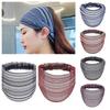 Multicolor Women Head wraps Pearl White Hair Cower Elastic Organza Hairbands  Ladies