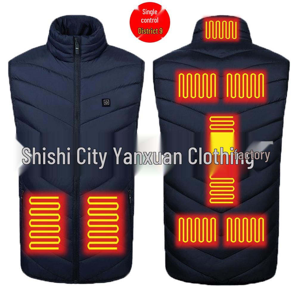 USB Elektrisch Beheizte Weste für Herbst/Winter - Intelligente, Konstante Temperatur Heizkleidung