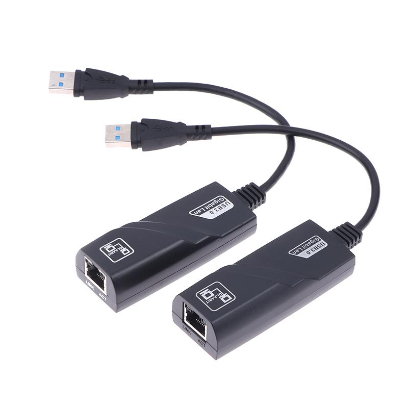 USB 3.0 na RJ45 síťový adaptér RTL8153 LAN Ethernet adaptér 100/1000Mbps Síťová karta pro Macbook Laptop Win10/11