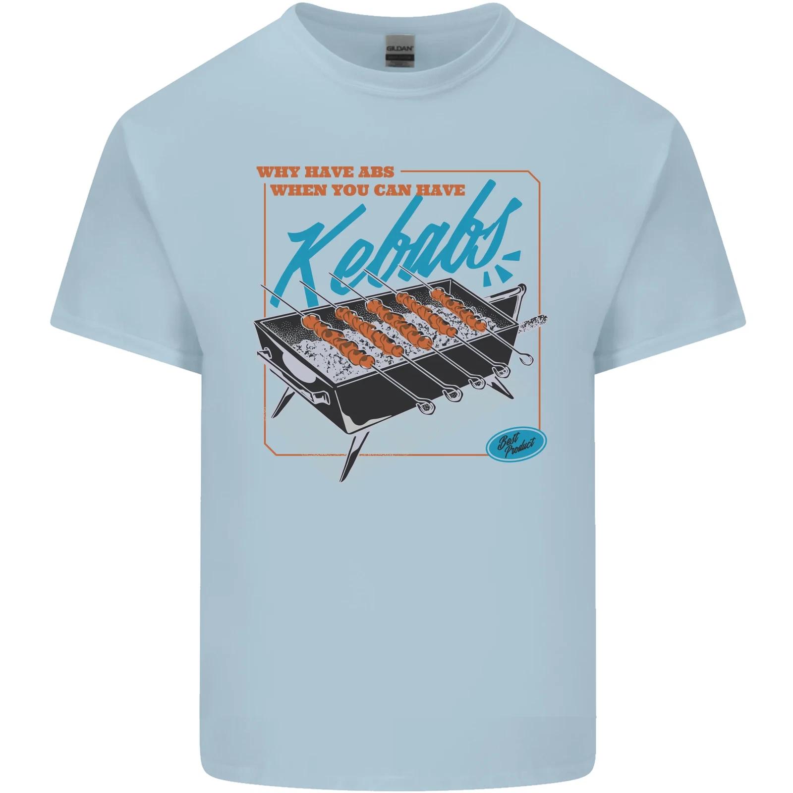 Abs Kebabs Funny Gym Overweight Fat Kids T-Shirt Childrens S