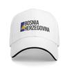 Bosnia and Herzegovina Flag Outfits Unisex Women Baseball Caps  Trucker Hat Classic Travel Headwear Adjustable Fit Snapback Cap
