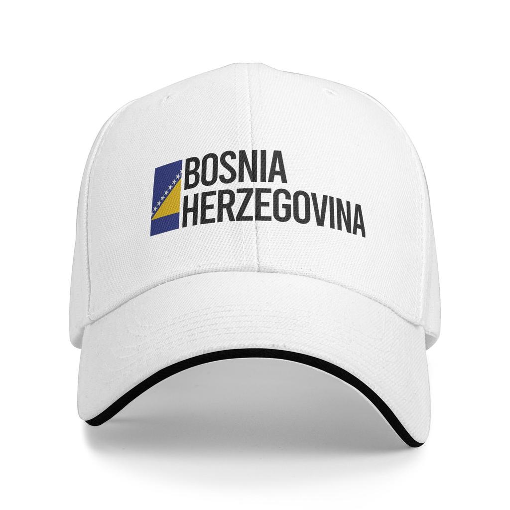 Bosnia and Herzegovina Flag Outfits Unisex Women Baseball Caps Trucker Hat Classic Travel Headwear Adjustable Fit Snapback Cap