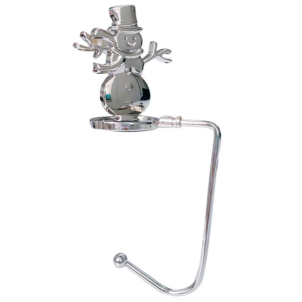 Christmas Fireplace Hooks for Hanging Stockings Metal No Glue Table Edge Hooks Decorative Quick Setup Holiday Home Decor Hooks