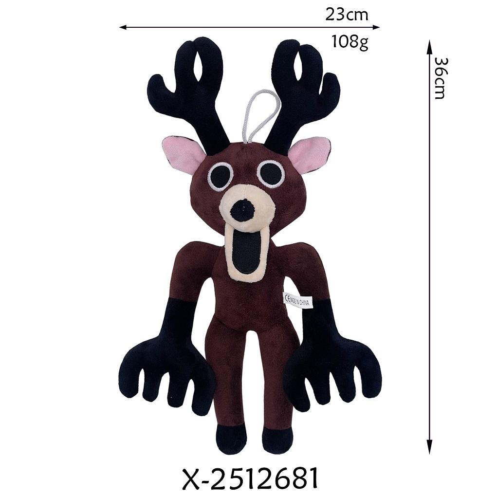 Neues 36cm 99 Nächte Horror Spiel The Forest Hirsch Plüschtiere Baumwolle Gefüllte Puppe Anime Tier Für Kinder Geburtstagsgeschenk Halloween Geschenk 25cm-40cm