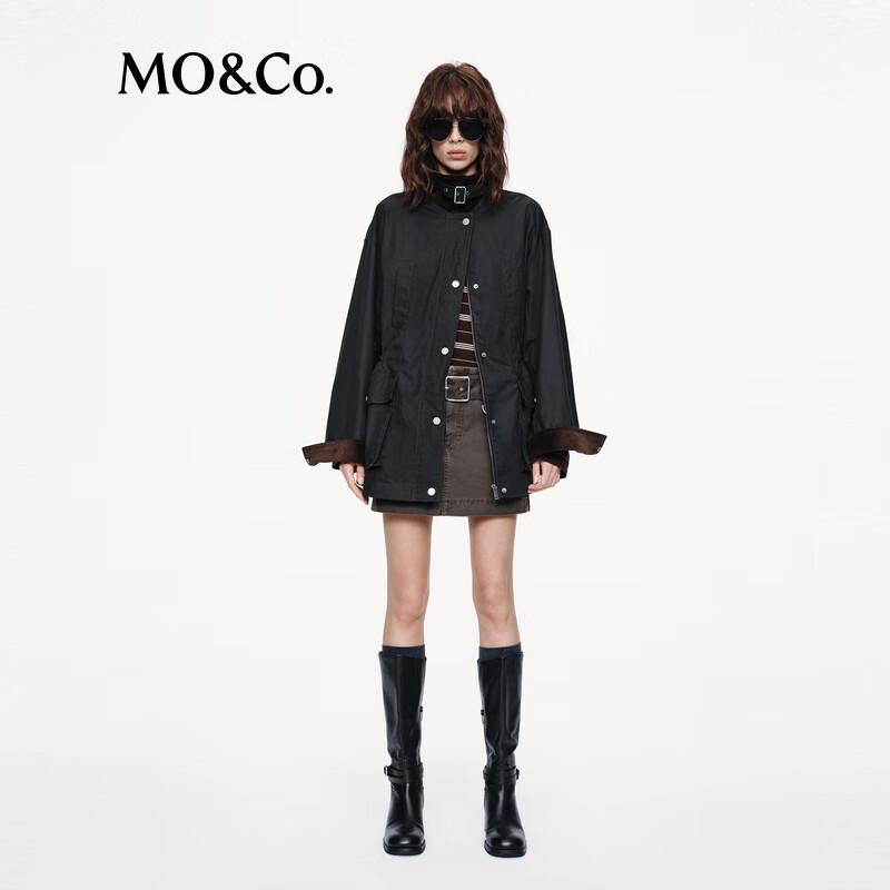 

MO&Co. Women s Loose-Fit Long Sleeve Jacket S (160)