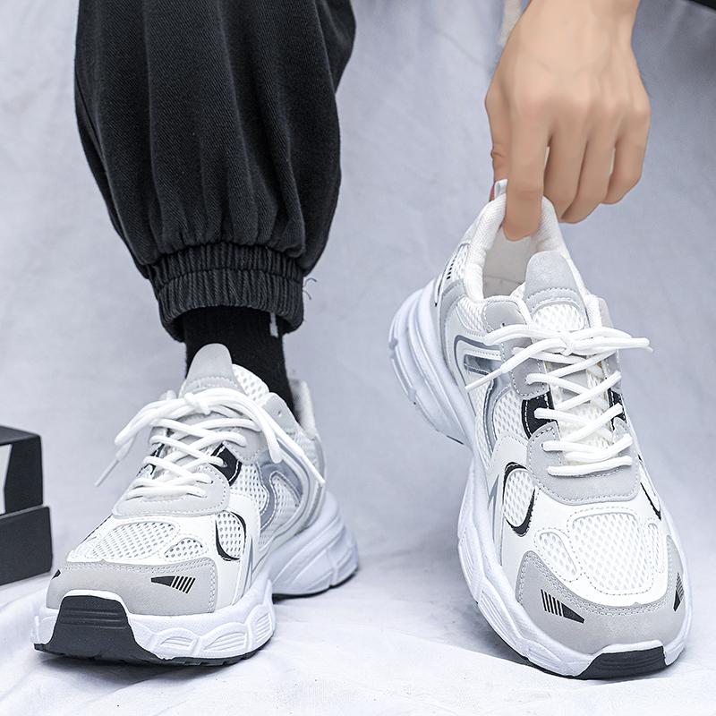 2023 Men’s Sneakers Mesh Chunky Sport Basketball Shoes For Men Street Style Casual Walking Shoes Platform Men’s Jogging Sneakers