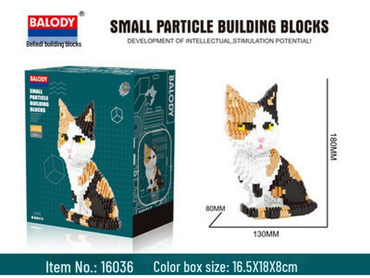 BeleDi Micro Building Blocks: Educational Pet Model Toy for Kids