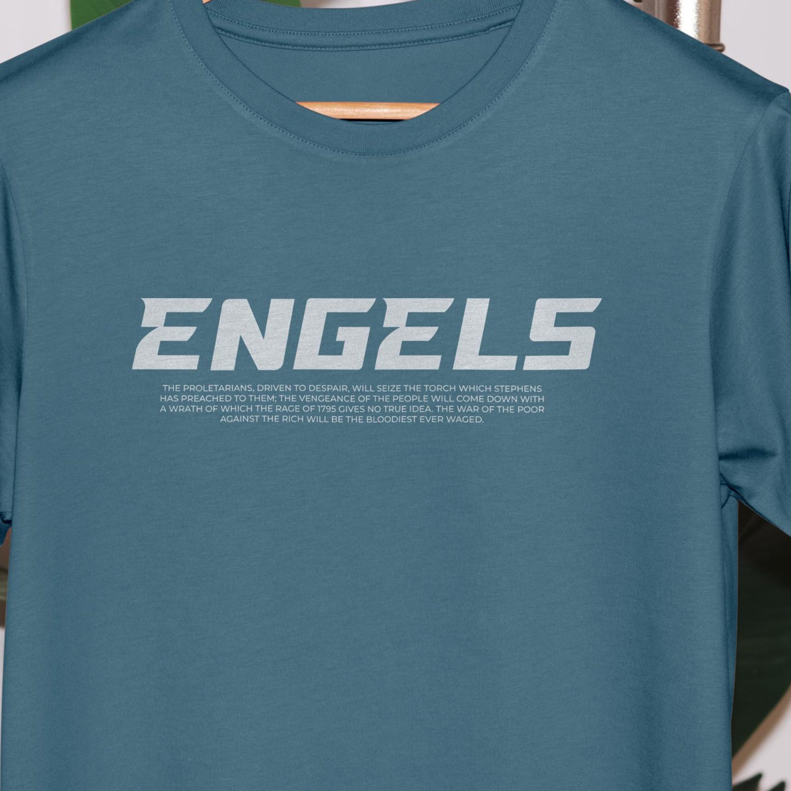 ENGELS T-Shirt - Funny Eagles Parody, Karl Marx Communist Tee L