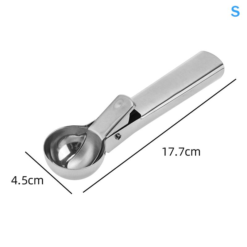 Stainless Steel Ice Cream Scoop And Scooping Tool, Multi-functional Ice Cream Scoop And Scooping Tool, Ice Cream And Fruit Scoop