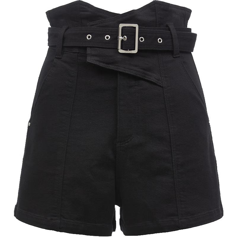 

ONLY Women s 2024 Summer High-Waisted A-Line Denim Shorts S