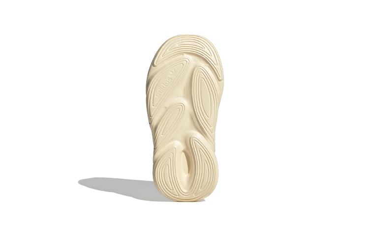 Scarpe da Ginnastica per Bambini Adidas Originals Ozelia El I Resistenti all'Abrasione Basse Scarpe per Bambini Piccoli Beige Giallo Neonato E
