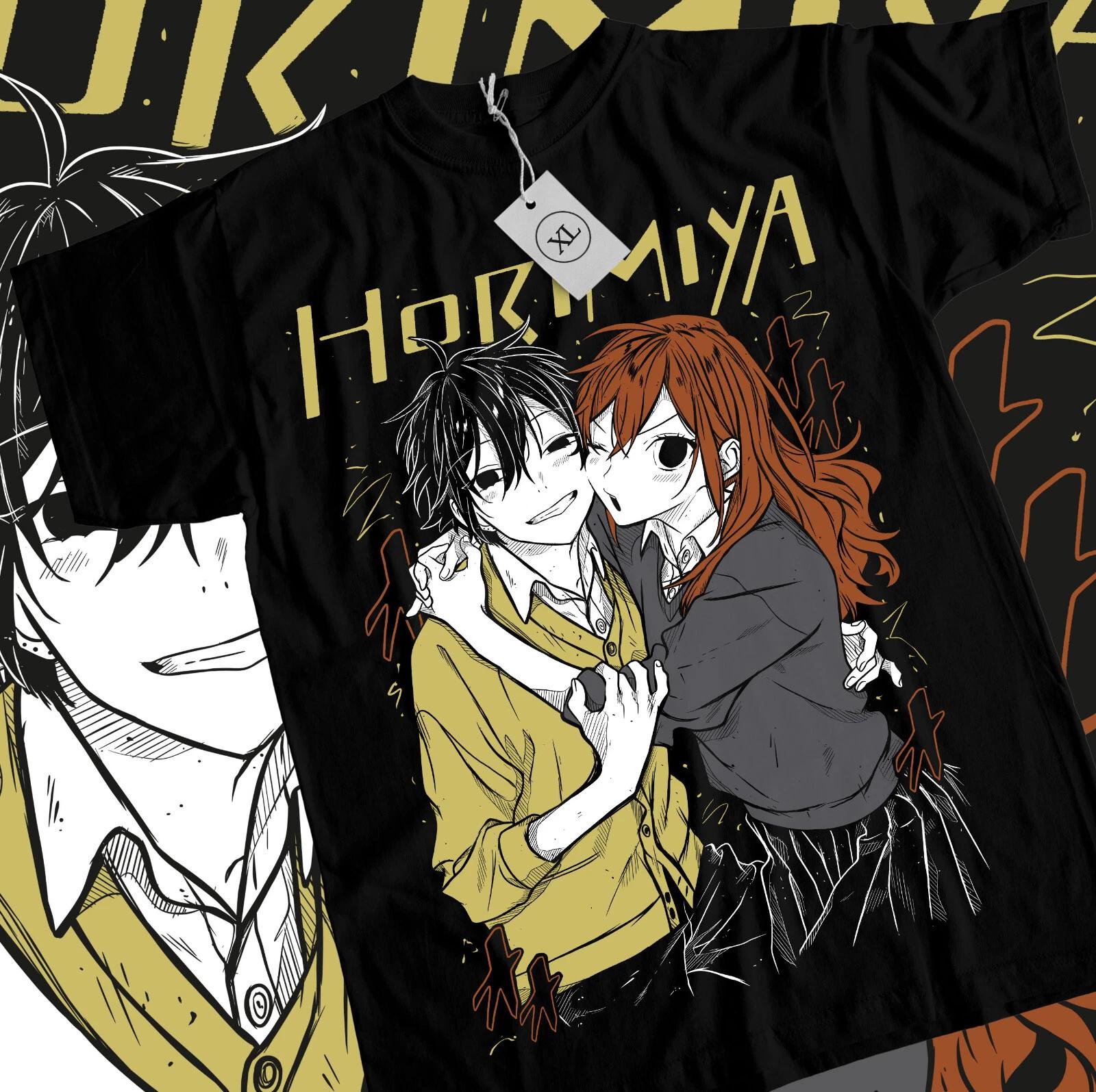 Футболка Hori-san to Miyamura-kun Kawaii Японское Аниме Horimiya Футболка Все Размеры 3XL