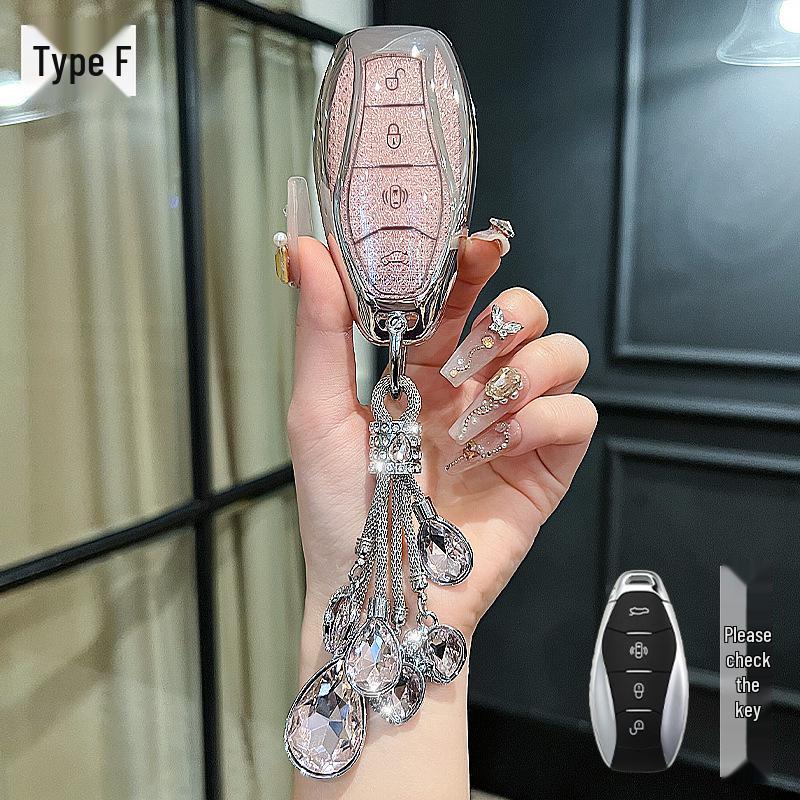 Compatible Key Cover for 2025 Hongqi H5, New H6, Brand New HS5, H9, HS7, PHEV, 2024 HS3
