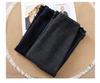Women's Plus Size High Waist A-Line Woolen Skirt with Lace Detail - Autumn/Winter